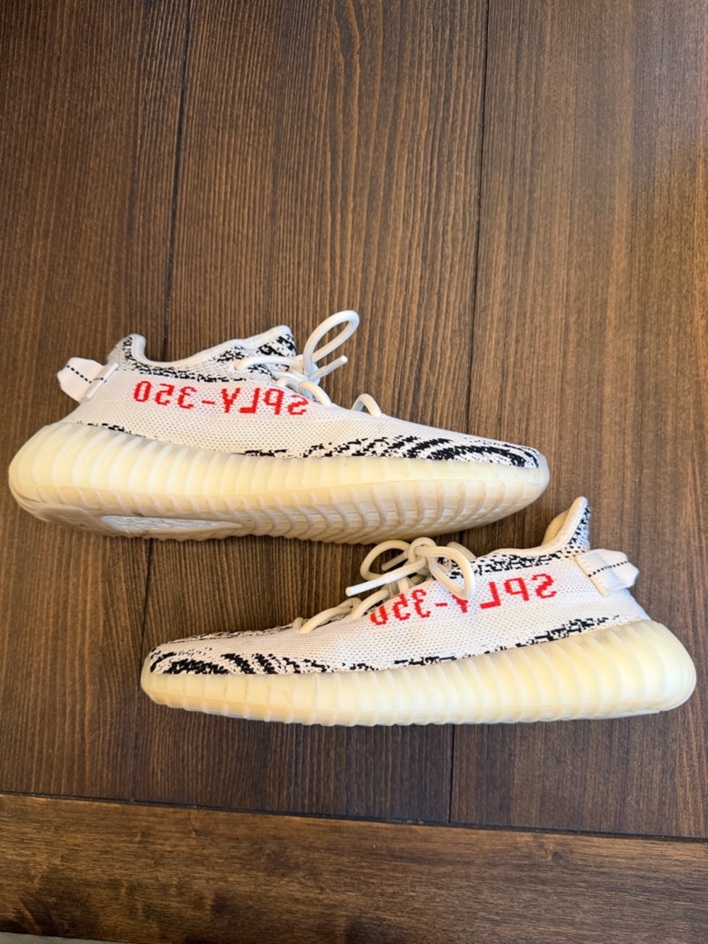 Adidas Yeezy Boost 350 V2 Sneaker Zebra Mens Size 7
